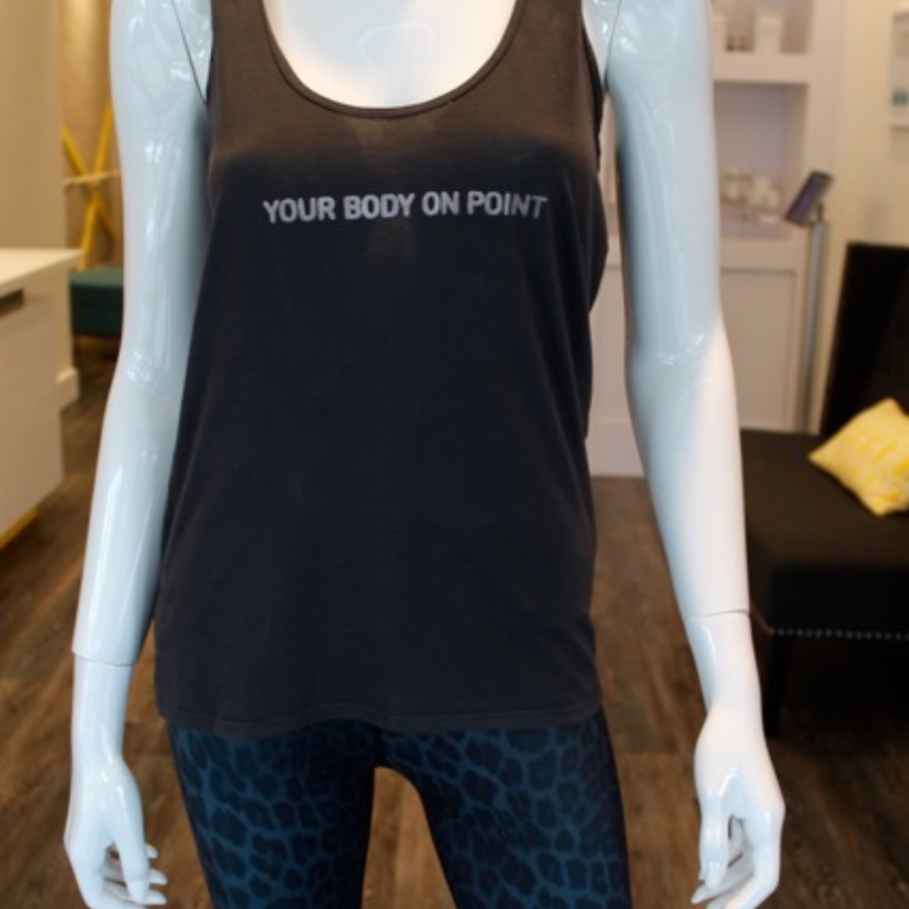 Your Body On Point Black Tank